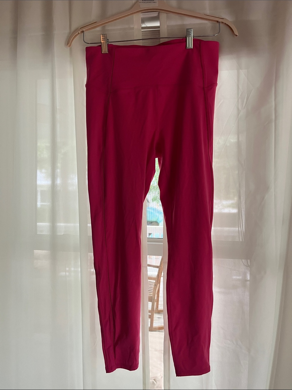 JoyLab Kids High-Waist Leggings in Raspberry Pink